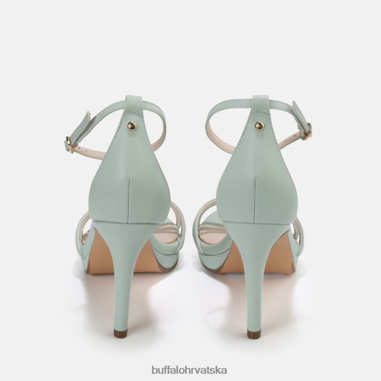 menta zelena Buffalo melissa veganska sandala s visokom petom |sandale TDD6T857